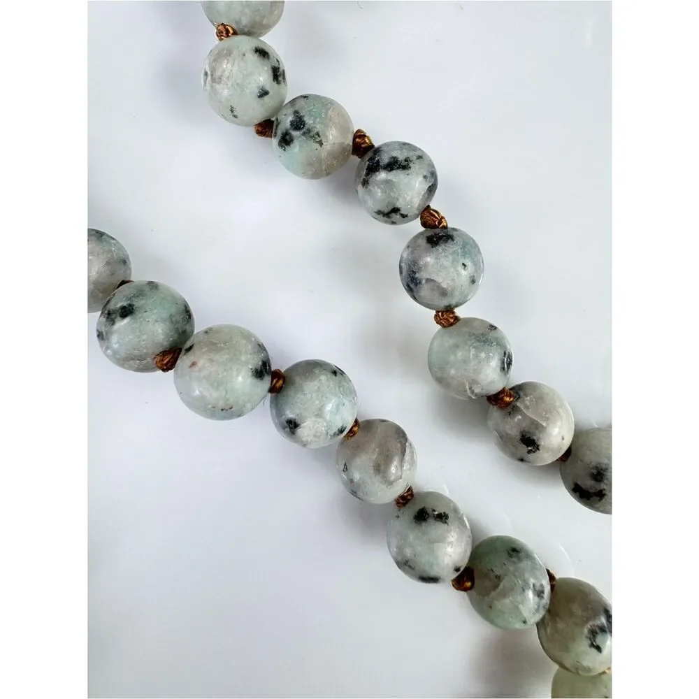 Kiwi Jasper Bead Necklace